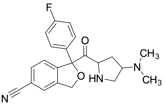 (2S)-4-(Dimethylamino)pyrrolidine-2-carbonyl)-5-carbonitrile Escitalopram