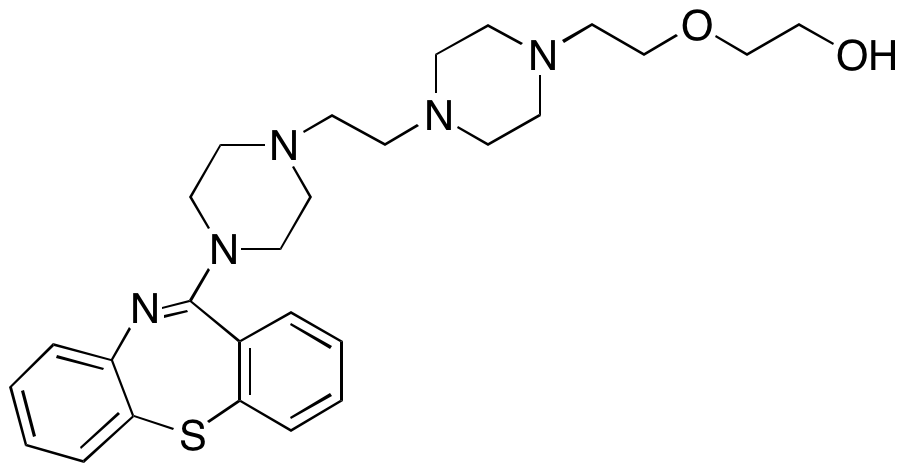 N-Des-3-oxa-5-hydroxypentyl N-(4-(3-Oxa-5-hydroxypentyl)piperazin-1-yl)ethyl Quetiapine