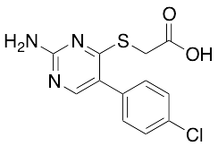 2-((2-Amino-5-(4-chlorophenyl)pyrimidin-4-yl)thio)acetic Acid