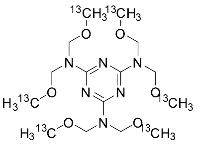 N2,N2,N4,N4,N6,N6-Hexakis((methoxy-13C)methyl)-1,3,5-triazine-2,4,6-triamine