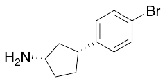 (1S,3R)-3-(4-Bromophenyl)cyclopentanamine