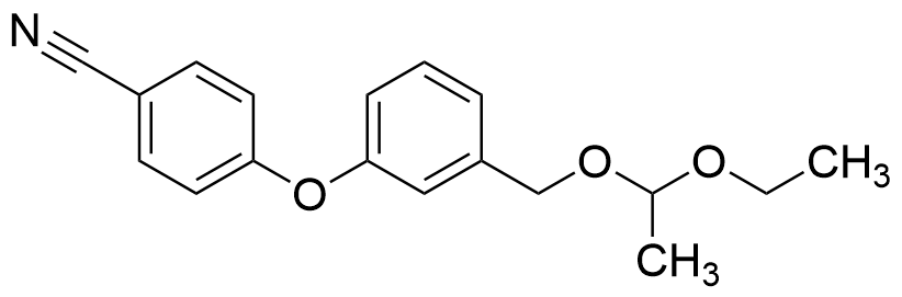 4-(3-((1-Ethoxyethoxy)methyl)phenoxy)benzonitrile