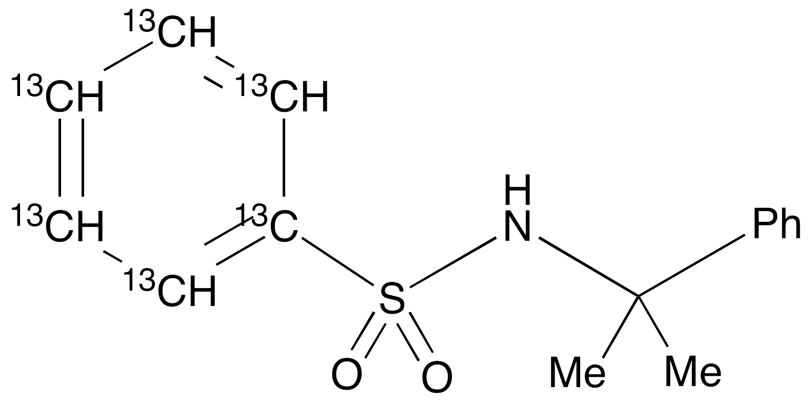 N-(Alpha,Alpha-Dimethylbenzyl)benzenesulfonamide-13C6