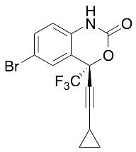 (S)-6-Bromo-4-(cyclopropylethynyl)-4-(trifluoromethyl)-1H-benzo[d][1,3]oxazin-2(4H)-one