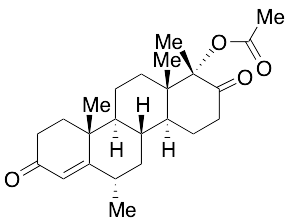 (17alpha)-Hydroxy-6alpha,17a-dimethyl-D-homoandrost-4-ene-3,17-dione 17-Acetate