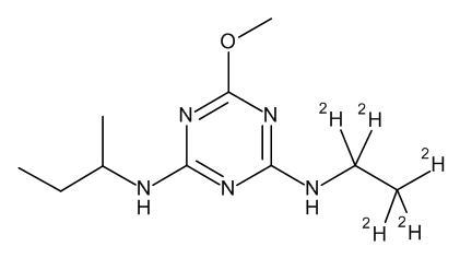 Secbumeton D5 100 µg/mL in Acetone - CAS No. 1705649-53-1 Secbumeton D5 100 µg/mL in Acetone