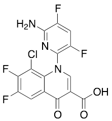 1-(6-Amino-3,5-difluoro-2-pyridinyl)-8-chloro-6,7-difluoro-1,4-dihydro-4-oxo-3-quinolinecarboxylic acid
