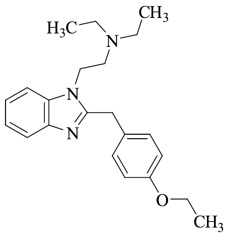 2-(2-(4-Ethoxybenzyl)-1H-benzo[d]imidazol-1-yl)-N,N-diethylethan-1-amine