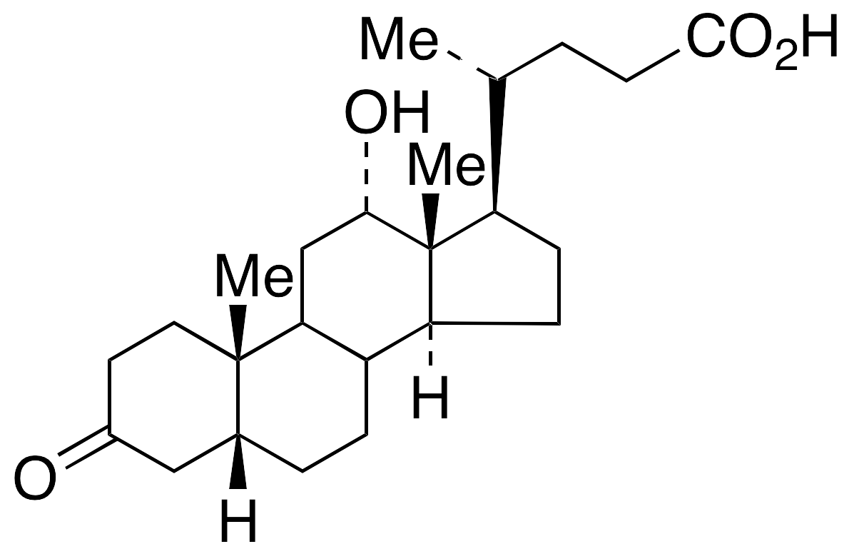 3-Oxo-12a-hydroxy-5b-cholanoic Acid