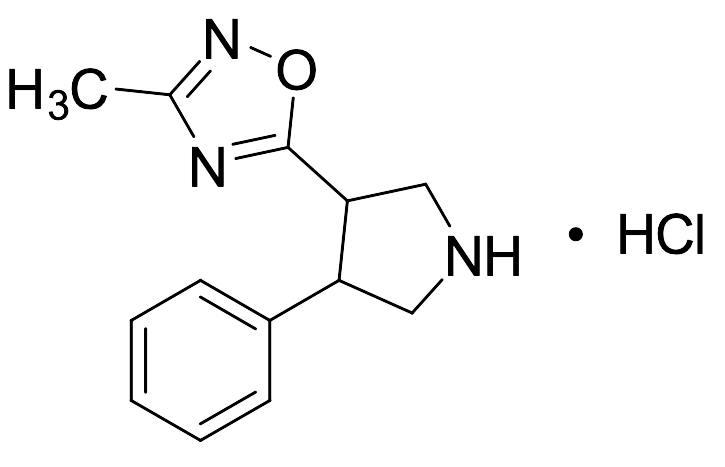 3-Methyl-5-(4-phenylpyrrolidin-3-yl)-1,2,4-oxadiazole Hydrochloride