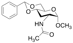 Methyl 2-(Acetylamino)-2,3-dideoxy-4,6-O-[(R)-phenylmethylene]-alpha-D-ribo-hexopyranoside