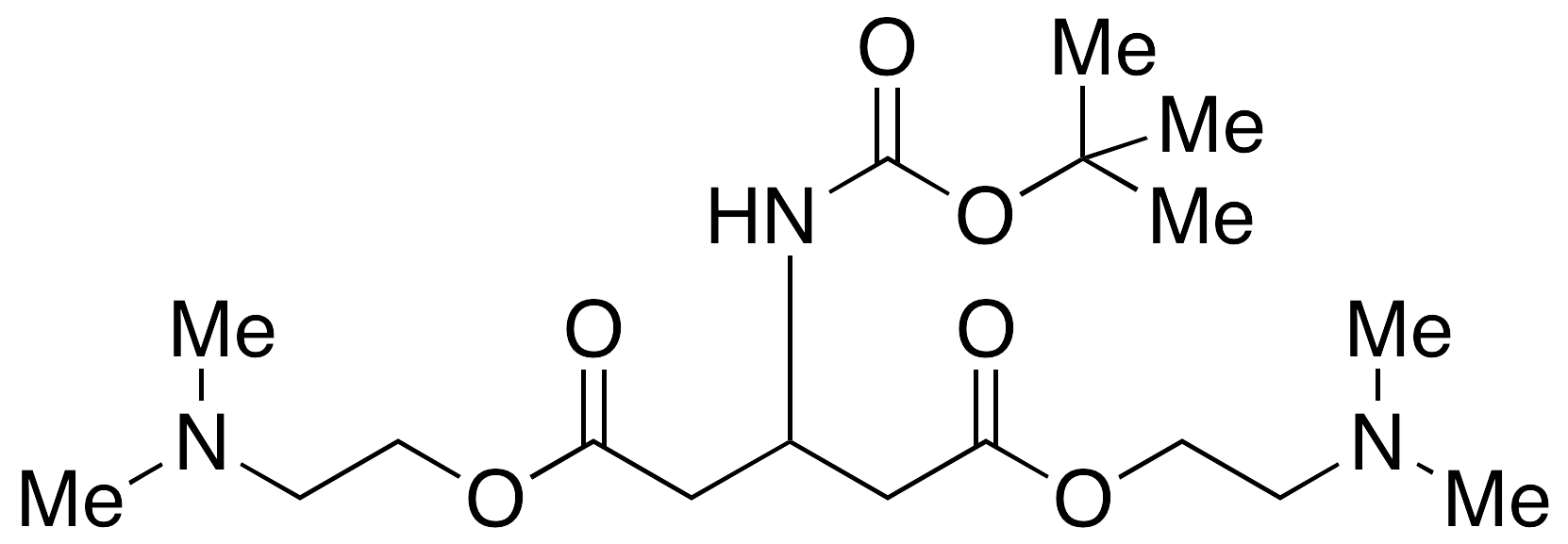 [3-(N,N-Dimethylamino)ethylamino-1-(2-N,N-Dimethylamino)ethylamino)-2-oxoethyl]-3-oxopropyl-carbamic Acid tert-Butyl Ester