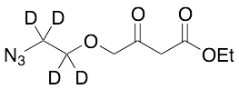 Ethyl (2-Azidoethoxy-d4)acetoacetate