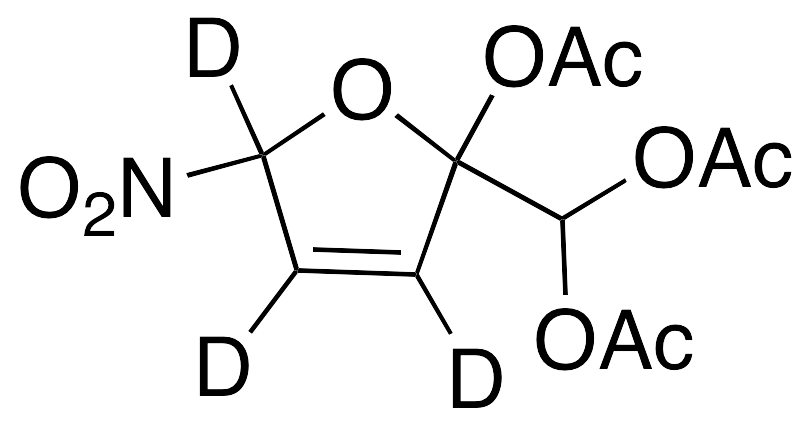 2,5-Dihydro-2-hydroxy-5-nitro-2-furanmethanediol-d3 Triacetate