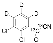 2,3-Dichlorobenzoyl Nitrile-13C2,D3