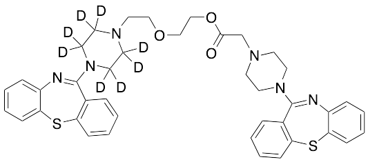 Di(2-(4-(dibenzo[b,f][1,4]thiazepin-11-yl)piperazin-1-yl))-2-propoxyethyl Propionate-d8