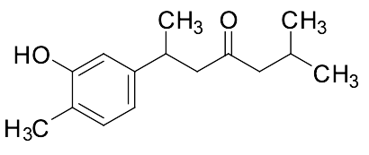 2-(3-Hydroxy-4-methylphenyl)-6-methylheptan-4-one