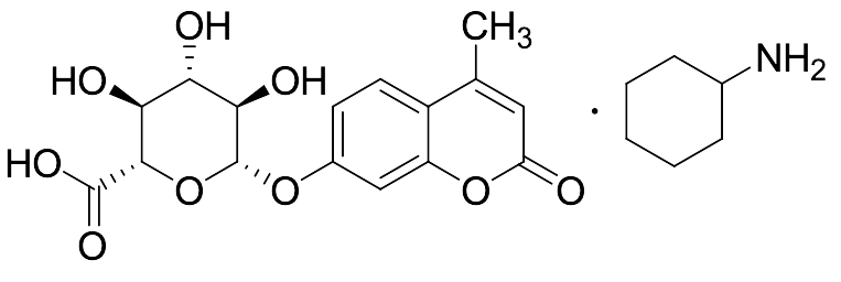 7-Hydroxy-4-Methyl Coumarin Glucuronide Cyclohexanamine Salt