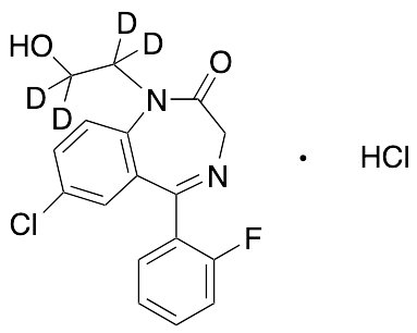 N1-(2-Hydroxyethyl) Flurazepam-d4 Hydrochloride
