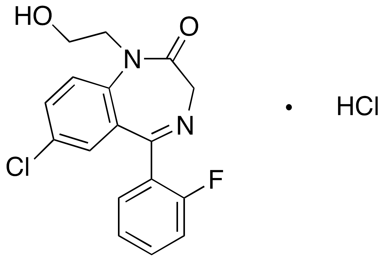 N1-(2-Hydroxyethyl) Flurazepam Hydrochloride