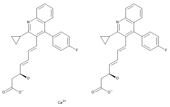 (3S,4E)-5-[2-Cyclopropyl-4-(4-fluorophenyl)-3-quinolinyl]-3-hydroxy-4-pentenoic Acid Calcium