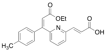 (E)-3-(6-((Z)-3-Ethoxy-3-oxo-1-(p-tolyl)prop-1-en-1-yl)pyridin-2-yl)acrylic Acid