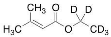 Ethyl-d5 3-Methyl-2-butenoate