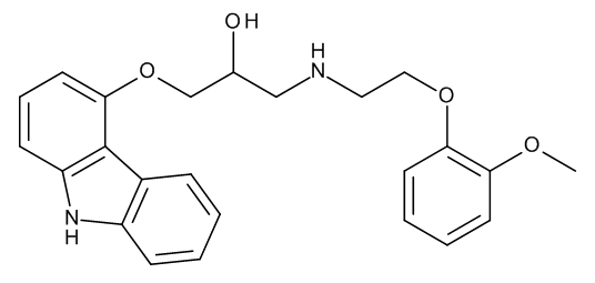 Carvedilol 1.0 mg/ml in Methanol - CAS No. 72956-09-3 Carvedilol 1.0 mg/ml in Methanol