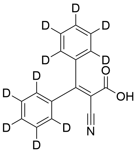 2-Cyano-3,3-diphenylacrylic Acid-d10