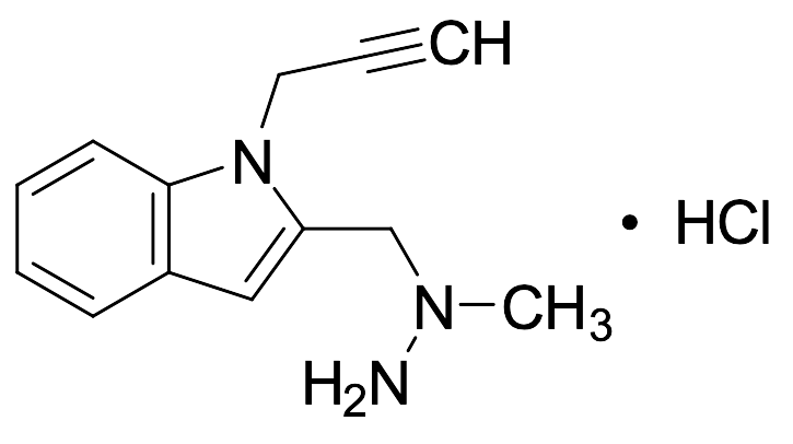 2-((1-Methylhydrazineyl)methyl)-1-(prop-2-yn-1-yl)-1H-indole Hydrochloride
