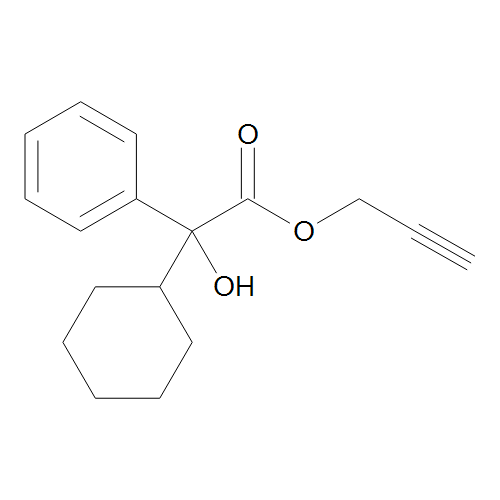 Propargyl (RS)-2-Cyclohexyl-2-hydroxy-2-phenylacetate (Phenylcyclohexylglycolic Acid Propargyl Ester)