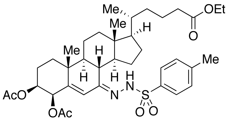 7-p-Toluenesulfonylhydrazide 3Beta,4Beta-Diacetyloxy-chol-5-ene-24-carboxylic Acid Ethyl Ester