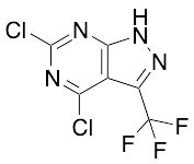 4,6-Dichloro-3-(trifluoromethyl)-1H-pyrazolo[3,4-d]pyrimidine