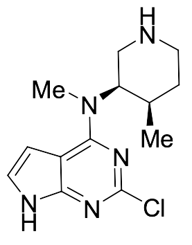2-Chloro-N-methyl-N-[(3R,4R)-4-methyl-3-piperidinyl]-7H-pyrrolo[2,3-d]pyrimidin-4-amine
