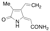 (2Z)-2-(3-Ethenyl-1,5-dihydro-4-methyl-5-oxo-2H-pyrrol-2-ylidene)acetamide