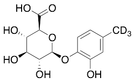 2-Hydroxy-4-(methyl-d3)phenyl beta-D-glucopyranosiduronic Acid