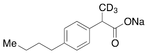 p-Butyl Ibuprofen-d3 Sodium Salt
