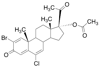 Bromo-6-chloro-3,20-dioxopregna-1,4,6-trien-17-yl Acetate