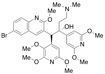 (1R)-1-(6-Bromo-2-methoxyquinolin-3-yl)-2-(2,6-dimethoxypyridin-4-yl)-4-(dimethylamino)-1-(2,3,6-trimethoxypyridin-4-yl)butan-2-ol