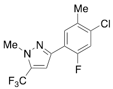 3-(4-Chloro-2-fluoro-5-methylphenyl)-1-methyl-5-(trifluoromethyl)-1H-pyrazole