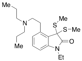 4-(2-(Dipropylamino)ethyl)-1-ethyl-3,3-bis(methylthio)indolin-2-one