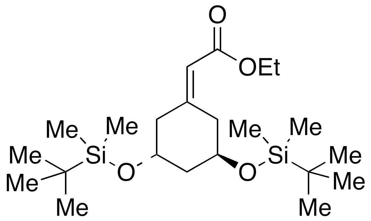(3R-trans)-[3,5-Bis[[(1,1-dimethylethyl)dimethylsilyl]oxy]cyclohexylidene]-acetic Acid Ethyl Ester