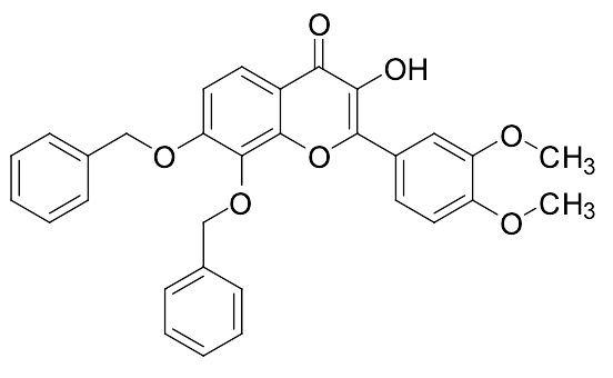 2-(3,4-Dimethoxyphenyl)-3-hydroxy-7,8-bis(phenylmethoxy)-4H-1-benzopyran-4-one