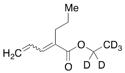 (E/Z)-2-Propyl-2,4-pentadienoic Acid Ethyl Ester-d5
