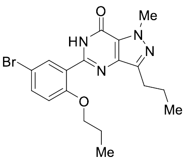5-(5-Bromo-2-propoxyphenyl)-1,6-dihydro-1-methyl-3-propyl-7H-pyrazolo[4,3-d]pyrimidin-7-one