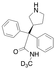 (S)-2,2-Diphenyl-2-pyrrolidin-3-yl)acetamide-d3