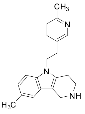 8-(Methyl-d3)-5-(2-(6-methylpyridin-3-yl)ethyl)-2,3,4,5-tetrahydro-1H-pyrido[4,3-b]indole-6,7,9-d3