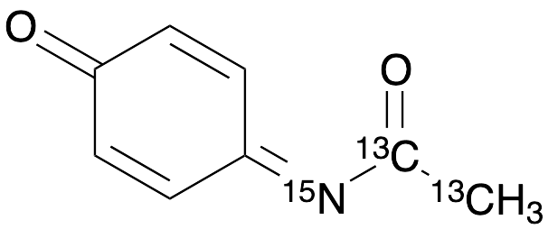 N-Acetyl-4-benzoquinone Imine-13C2,15N