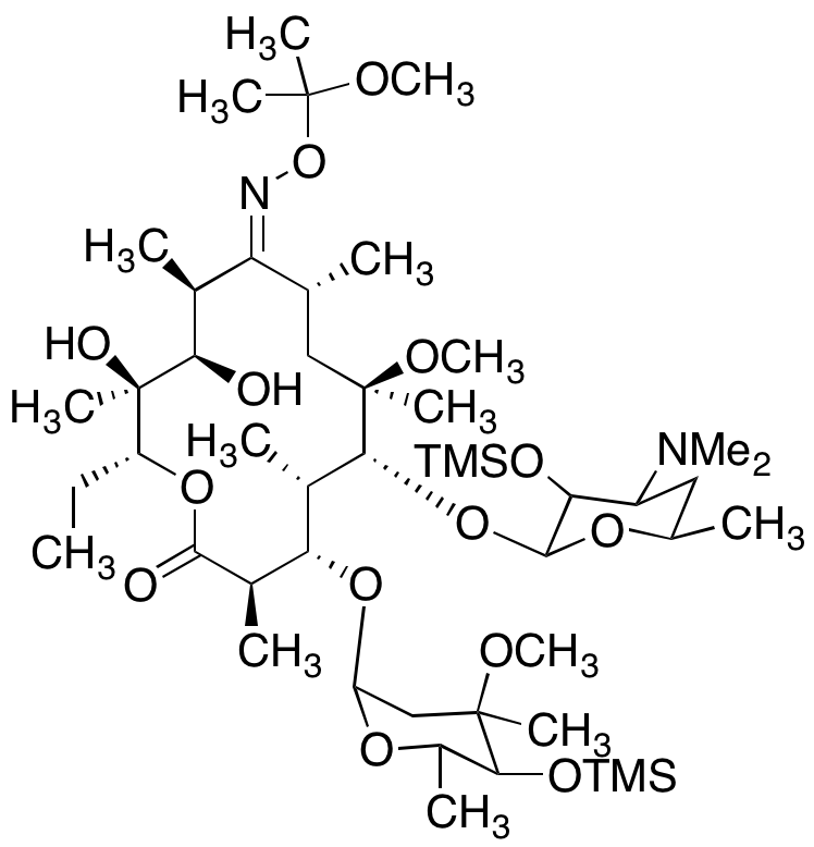 2’,4’’-O-Bis(trimethylsilyl)-6-O-methylerythromycin A 9-[O-(1- methoxy-1-methylethyl) Oxime