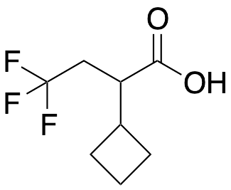 2-Cyclobutyl-4,4,4-trifluorobutanoic Acid